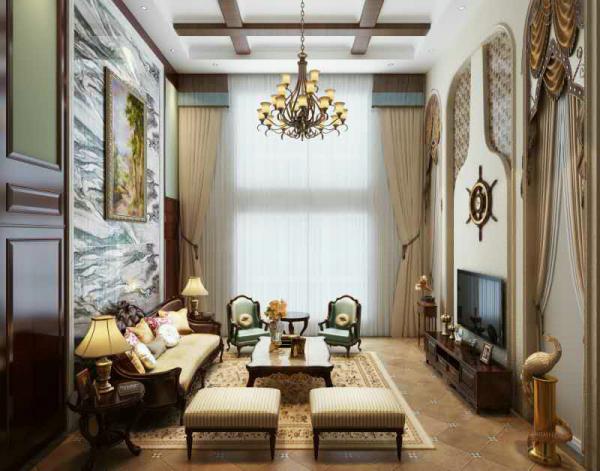 泰達(dá)風(fēng)景240㎡躍層裝修設(shè)計(jì)