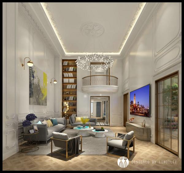 彩疊園450平現(xiàn)代別墅裝修設(shè)計(jì)