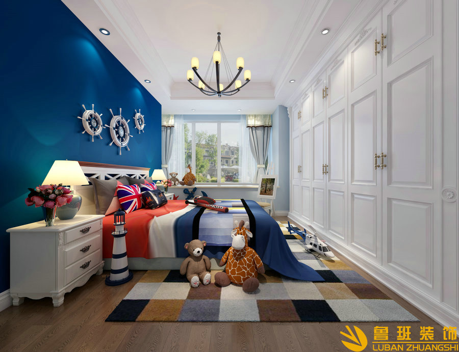 保利心語207躍層設(shè)計(jì)裝修兒童房