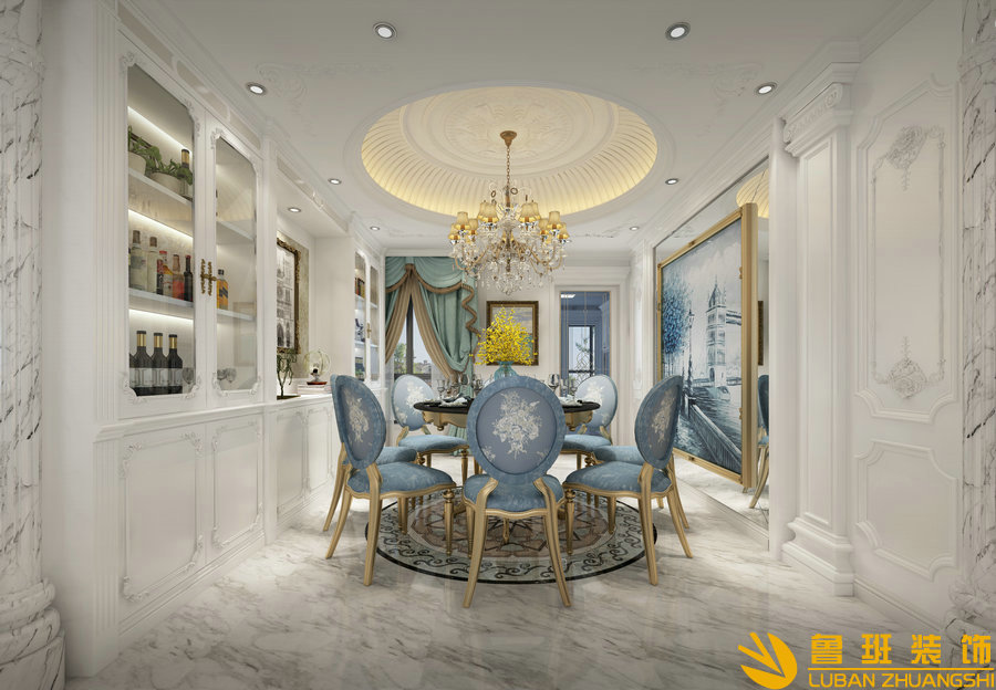 城南一號180平設(shè)計(jì)裝修餐廳