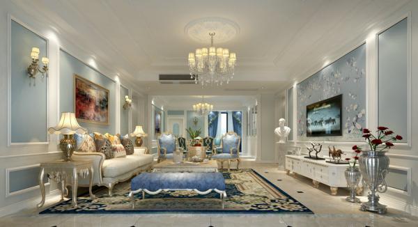 九號公館248平簡歐裝修