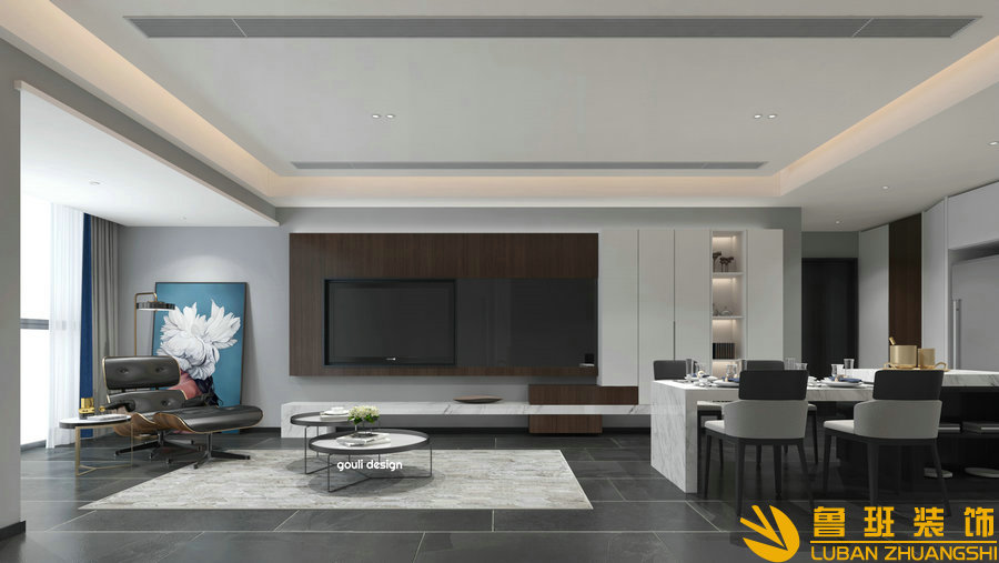 icc凱旋門現(xiàn)代設(shè)計(jì)裝修客廳