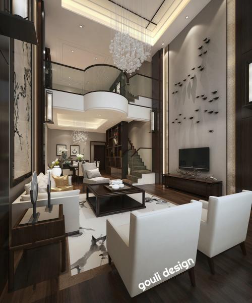 彩疊園新中式別墅設計裝修