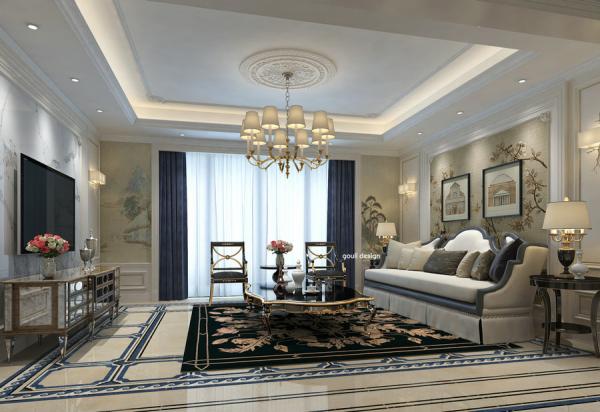 九號公館240平歐式設計裝修