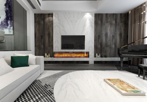 成都蔚藍卡地亞380平方現代極簡別墅設計