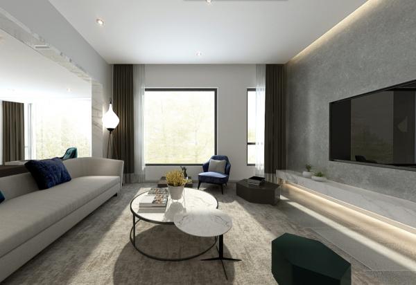 成都中糧·祥云425平后現代別墅設計裝修