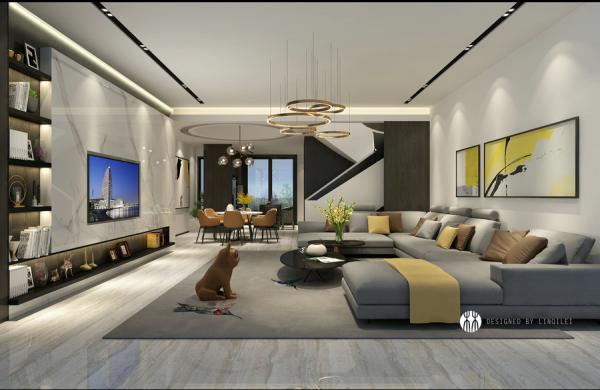 交子一號(hào)400平現(xiàn)代別墅設(shè)計(jì)裝修