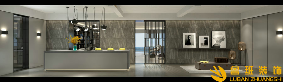 龍湖世紀峰景380大平層設計裝修酒吧