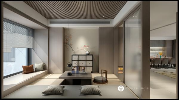 蔚藍卡地亞花園城240平層設計裝修