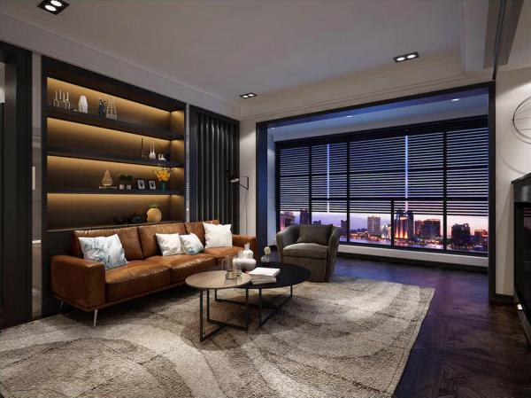 龍湖.九里晴川112平港式設計裝修