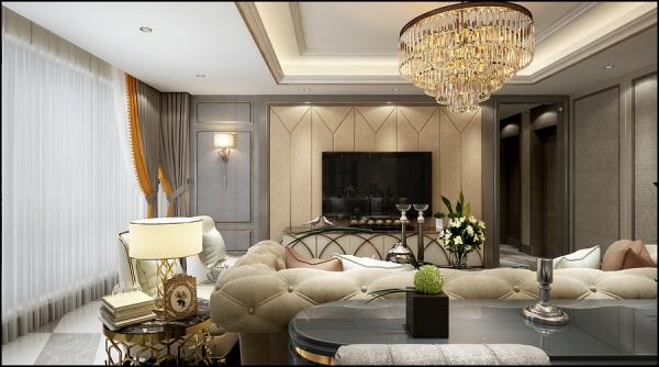 龍湖.九里晴川125平歐式設計裝修
