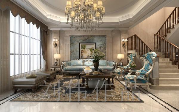 澤瑞西園336平歐式別墅設(shè)計(jì)裝修