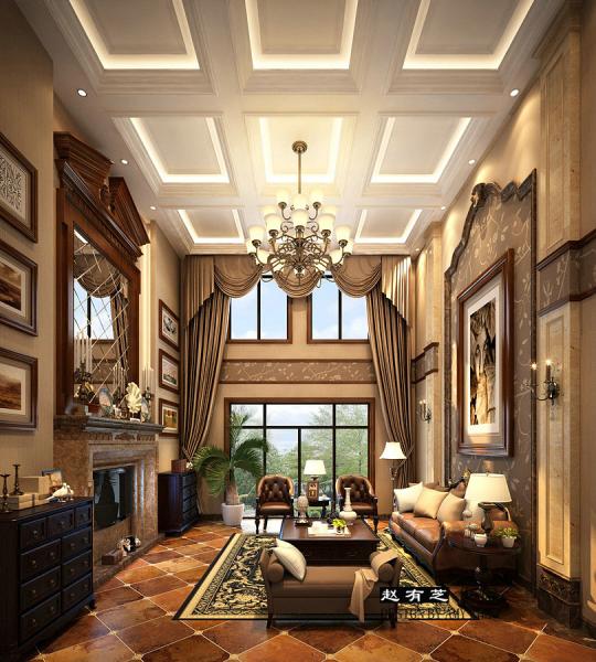 保利198蝴蝶谷380平美式別墅設計裝修