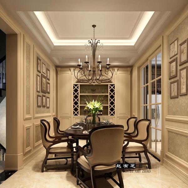 海昌天瀾220平美式別墅設計裝修