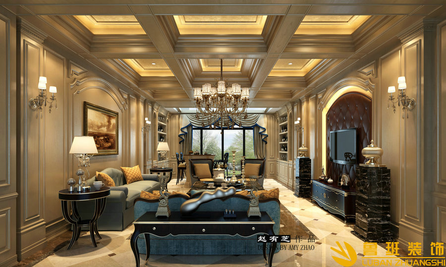 建發(fā).淺水灣600平獨(dú)棟法式別墅設(shè)計(jì)裝修地下室