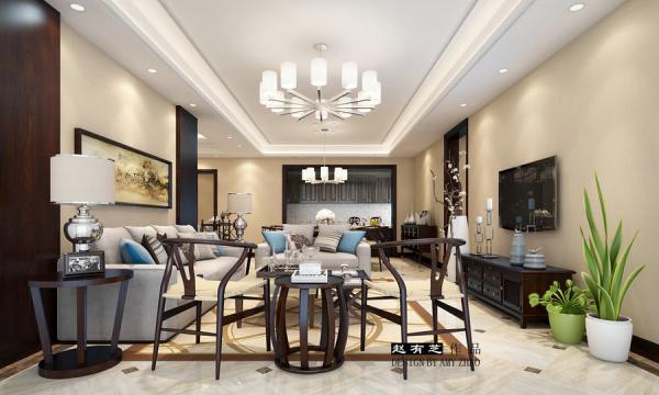 時代豪庭180平中式設計裝修