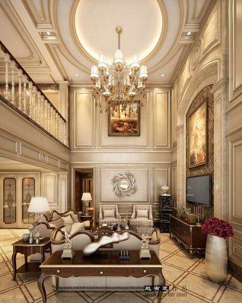 遠大林語城280歐式別墅設計裝修