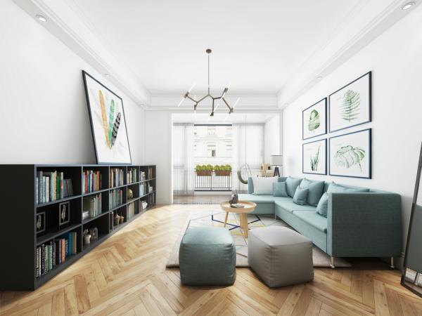 金地·金沙府邸101平現代裝修設計