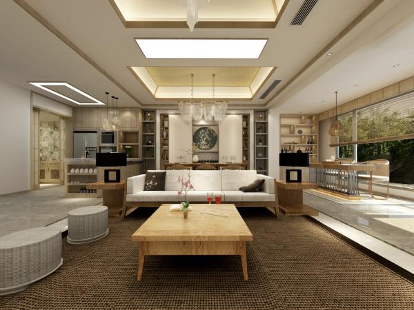 麓峰-棕櫚島320平別墅設計裝修