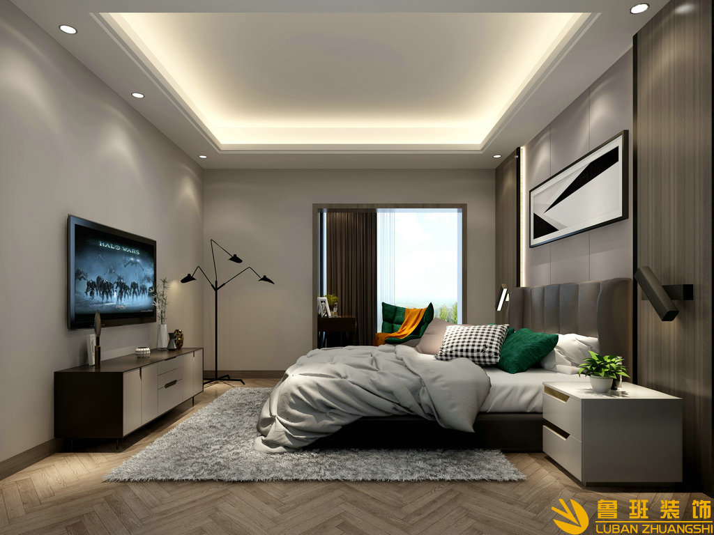 星河灣162平大平層裝修設計臥室