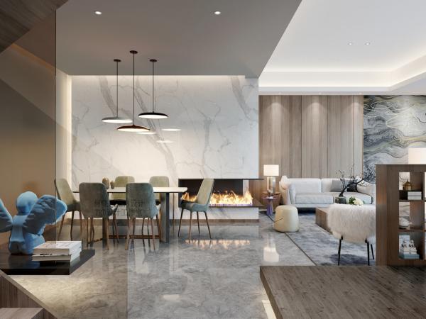 龍湖·九里晴川265平別墅裝修設計