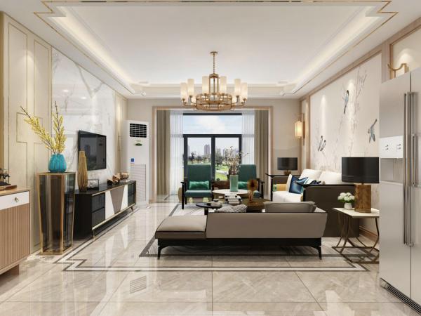 時代廣場130平平層裝修設計