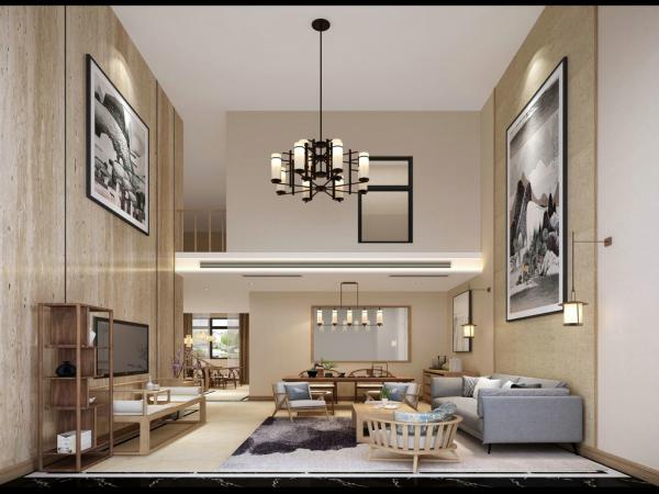 恒大金碧天下145平裝修設計