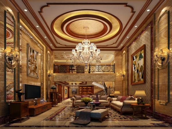 華僑城東岸345平美式裝修設計