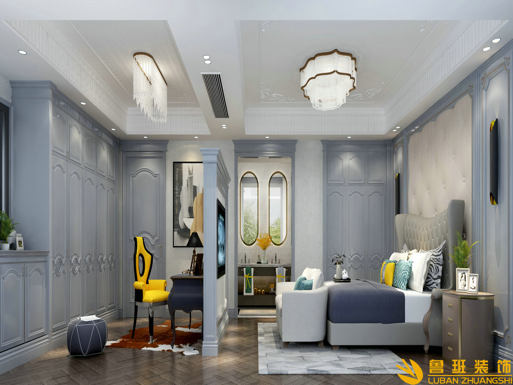 翡翠鷺洲255平別墅裝修設計客廳