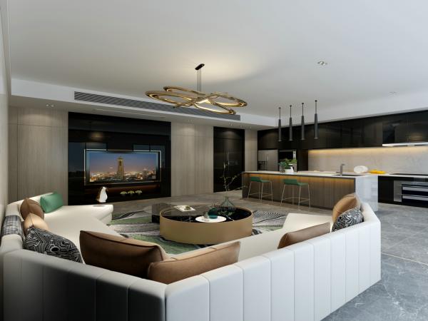 公園九里116平現代裝修設計