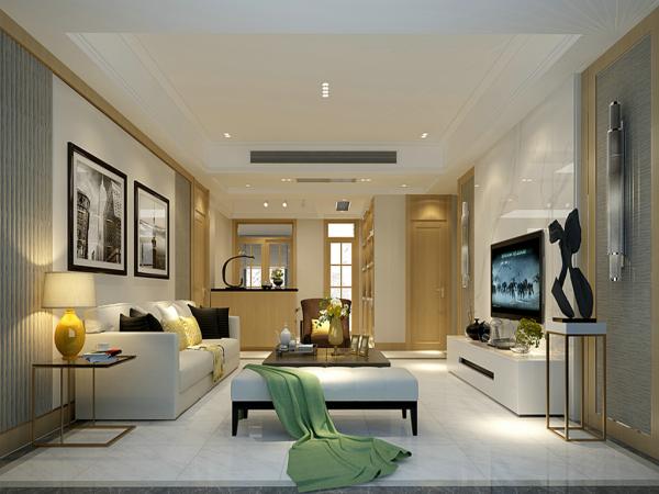 中華家園144平現代裝修設計