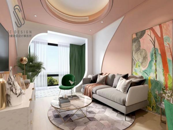 信合御龍山160平大平層設(shè)計裝修