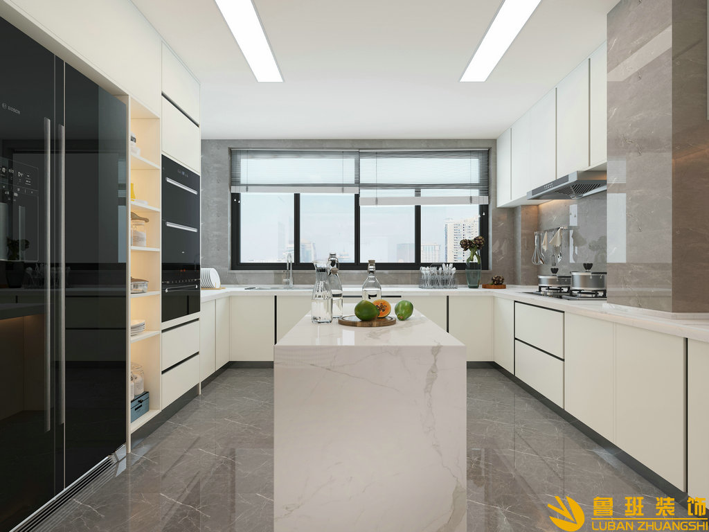 藍(lán)光公園悅府145平輕奢設(shè)計(jì)裝修餐廳