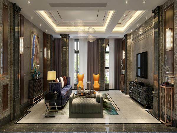 芙蓉西墅500平別墅設(shè)計(jì)裝修