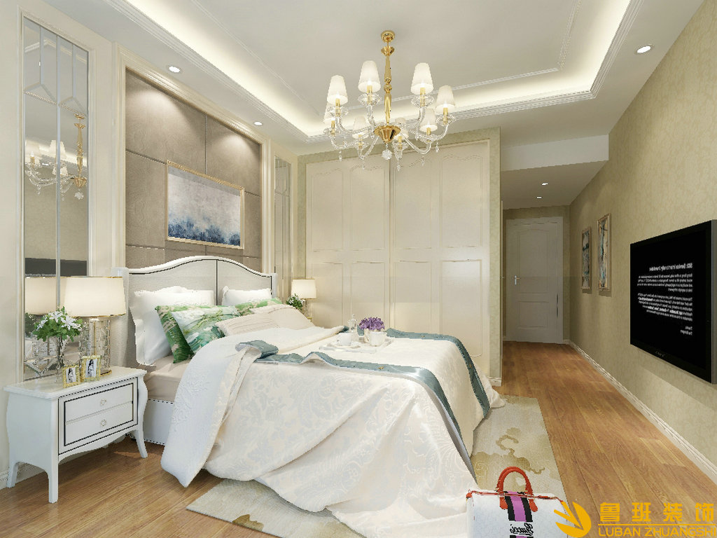 龍湖北城天街110平設(shè)計(jì)裝修次臥