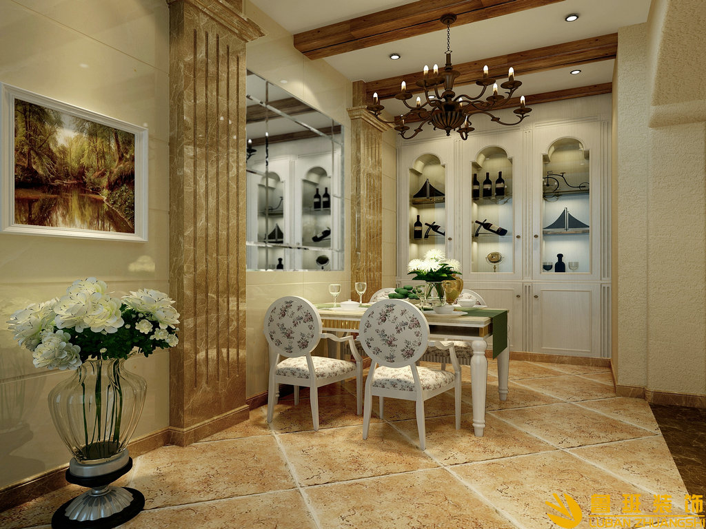 青城天下185平設計裝修餐廳