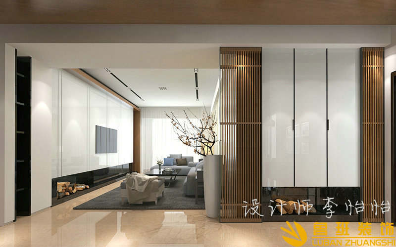 南城都會180平設計裝修客廳