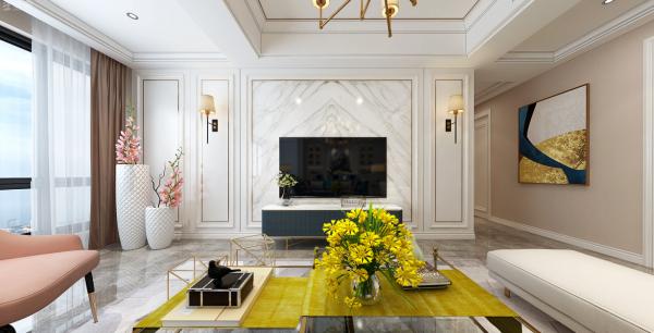 成都錦巷蘭臺124平混搭設計裝修