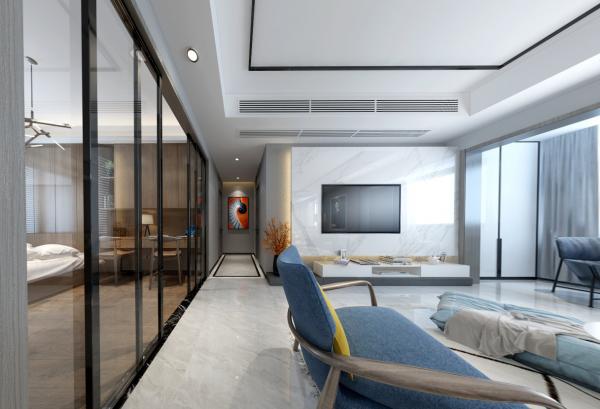 成都朗詩南門綠郡117平設計裝修