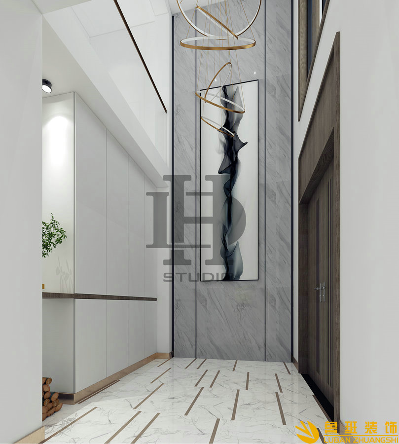 錦繡尚郡310平現(xiàn)代裝修設(shè)計(jì)次臥