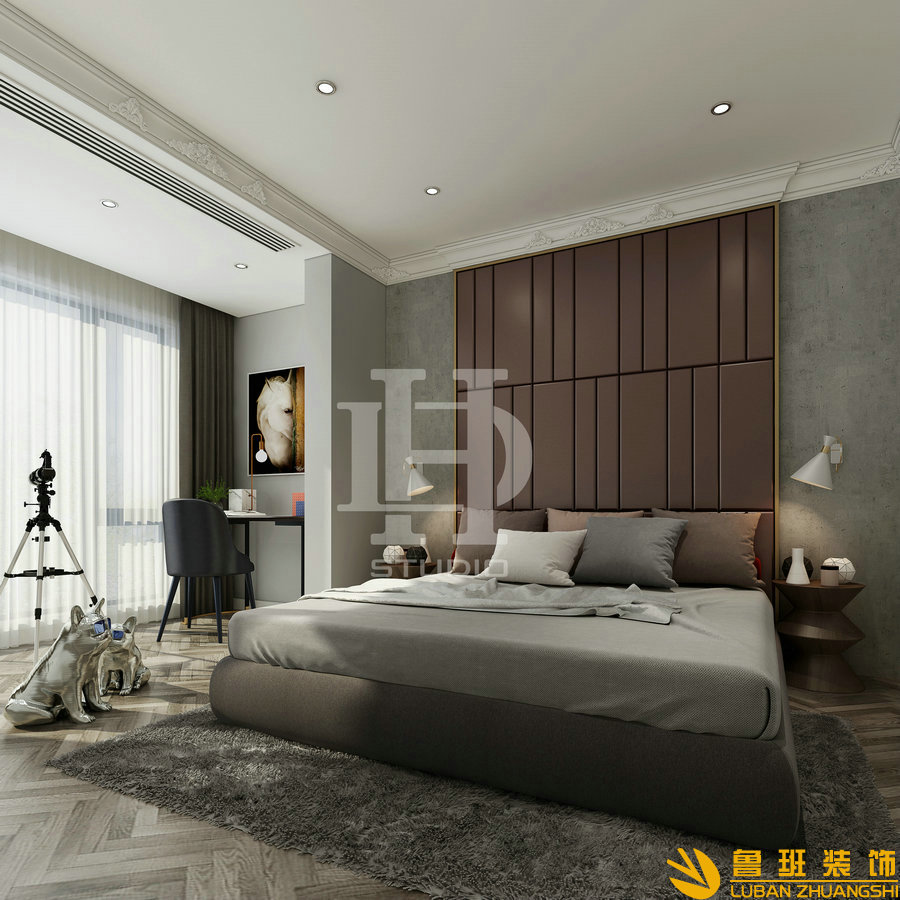 錦繡尚郡310平現(xiàn)代裝修設(shè)計(jì)門廳