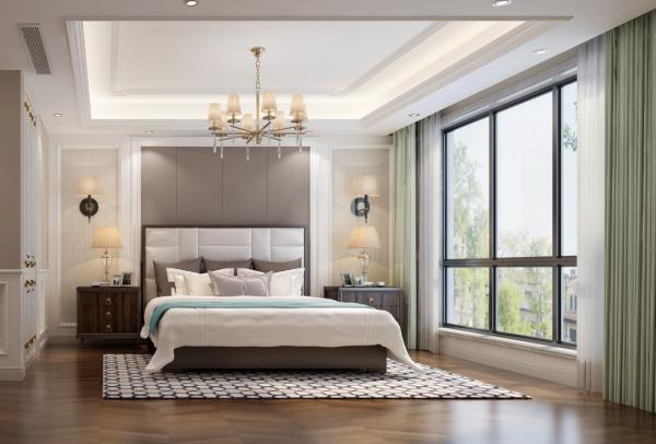 成都華潤金悅灣220平美式裝