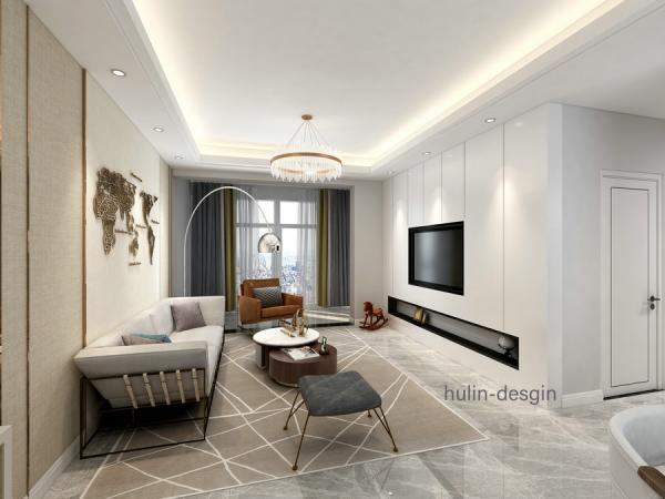 華潤柒公館113平設(shè)計裝修