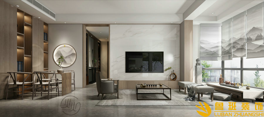 icc凱旋門98平方裝修設(shè)計(jì)客廳