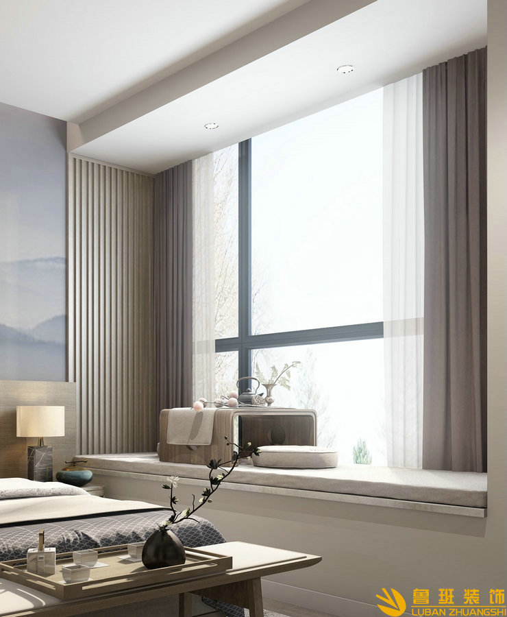 icc凱旋門98平方裝修設(shè)計(jì)飄窗