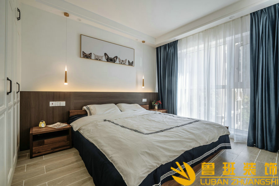 金沙鷺島95平裝修設(shè)計臥室