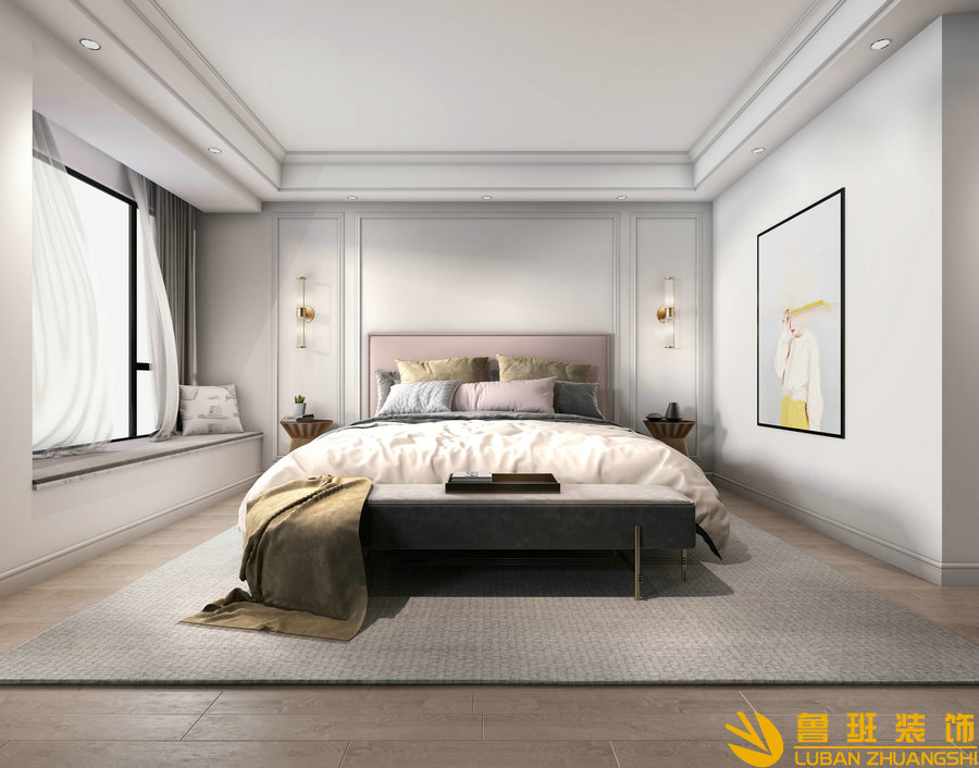 盛和林語(yǔ)105平方裝修設(shè)計(jì)臥室