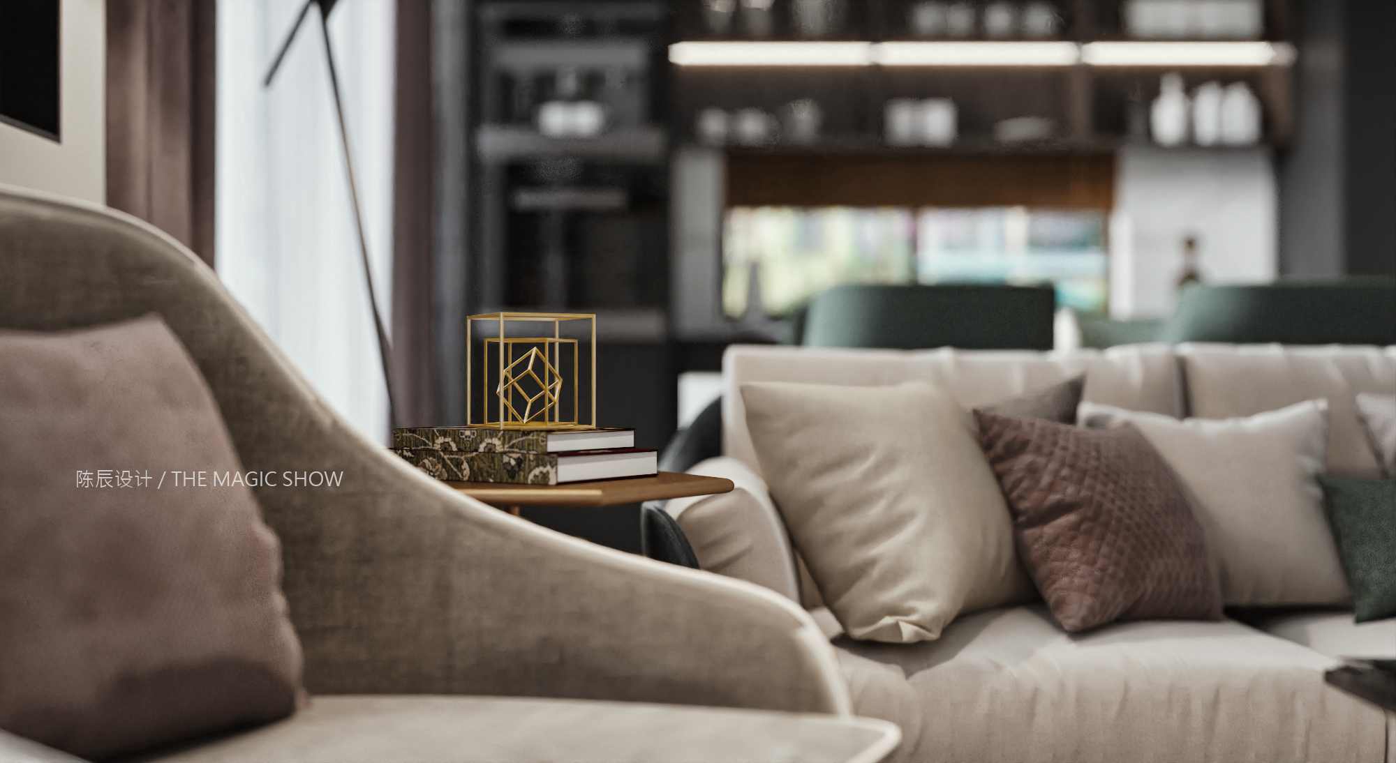 海棠時代廣場150平方米 三室兩廳 現代輕奢細節1