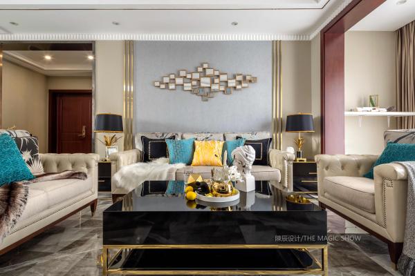 實景天悅府160平方米 三室兩廳 現代輕奢