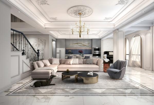 長(zhǎng)灘壹號(hào)360平混搭別墅設(shè)計(jì)裝修